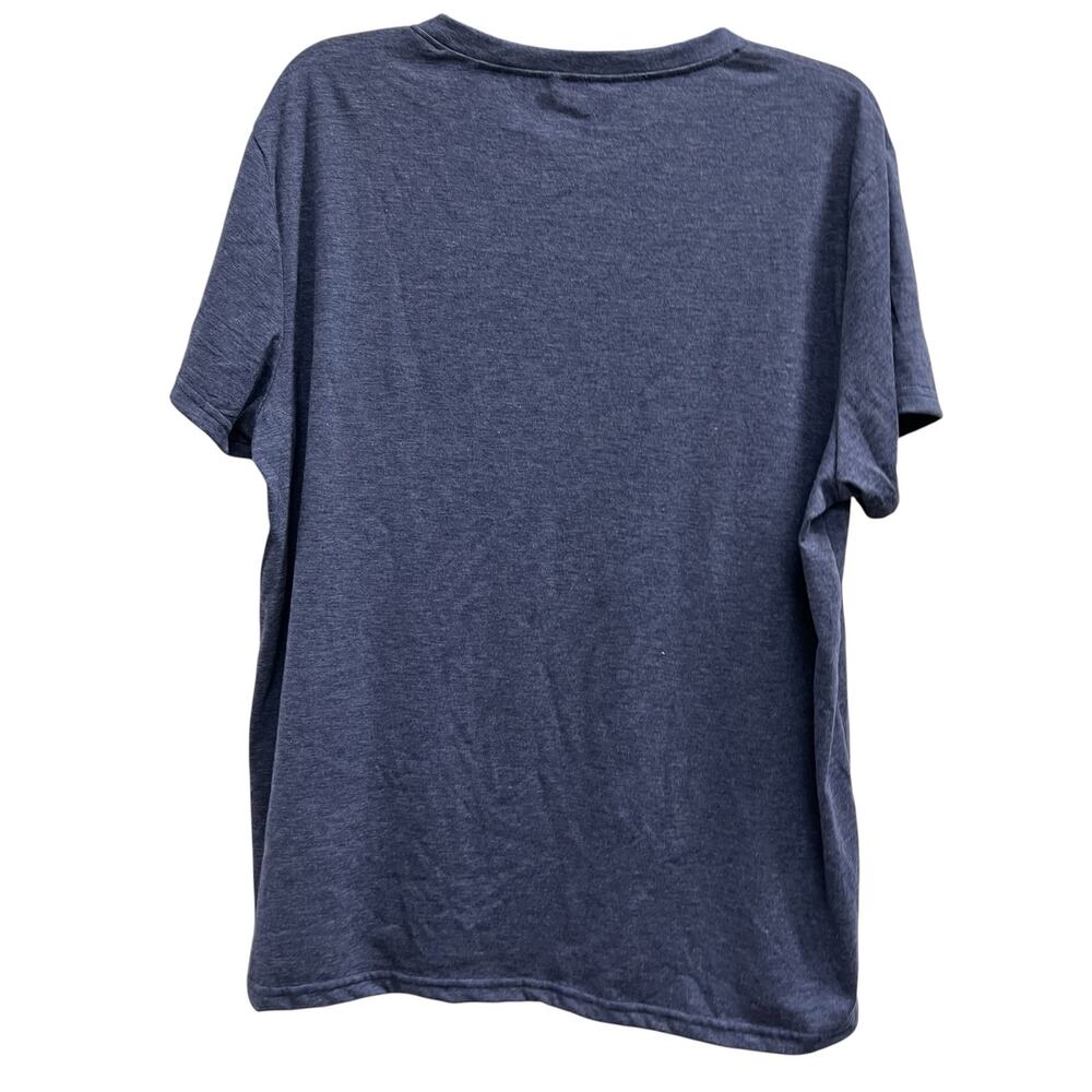 First of all I’m a delight angry opossum blue tee plus sz XXL 2X - Picture 4 of 4